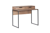 URB2DODRUS 2 Drawer Office Desk Rustic
