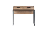 2 Drawer Office Desk Rustic