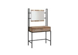 URBDTMRUS Dressing Table & Mirror Rustic
