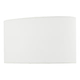 UTA1315 Ivory Faux Silk Oval Shade 34Cm