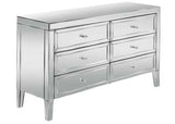 VALCH6MIR 6 Drawer Chest White