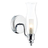 VES0750 Bathroom Wall Light Polished Chrome Glass Ip44