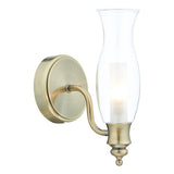VES0775 Bathroom Wall Light Antique Brass Ip44