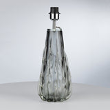Table Lamp Smoked Glass Base Only