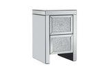 VIE2BSMIR 2 Drawer Bedside White