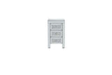 3 Drawer Bedside White