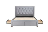 WBYB5GRY King Bed Grey