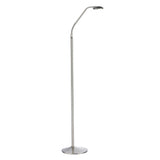 WEL4946 Task Floor Lamp Satin Chrome Led
