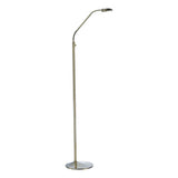 WEL4975 Task Floor Lamp Antique Brass Led