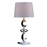 WIC4250 Table Lamp Polished Chrome With Shade