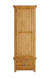 1 Door 1 Drawer Wardrobe Oak