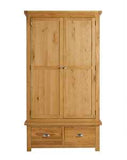 2 Door 2 Drawer Wardrobe Oak