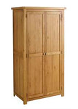 WOB2DROAK 2 Door Wardrobe Oak