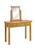WOB3DTOAK 3 Drawer Dressing Table Oak