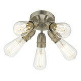 YAO0538 5 Light Flush Satin Nickel
