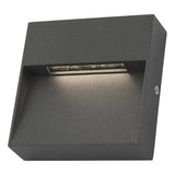 YUK2139 Outdoor Wall Light Square Eyelid Anthracite Ip65 Led