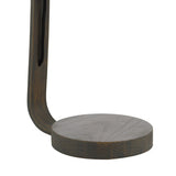 Table Lamp Grey Washed Wood With Shade
