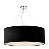 ZAR0622 6 Light Pendant Black 90Cm