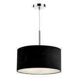 ZAR1022 3 Light Pendant Black 40Cm