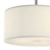 3 Light Pendant Cream 40Cm