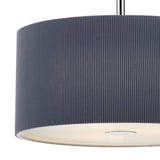 3 Light Pendant Grey 40Cm
