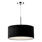ZAR1722 3 Light Pendant Black 60Cm