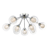 ZEK1350 9Lt Semi Flush Polished Chrome