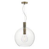 Pendant Glass & Aged Bronze