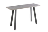 Am07 Console Table Melamine Concrete Finish /Grey Leg
